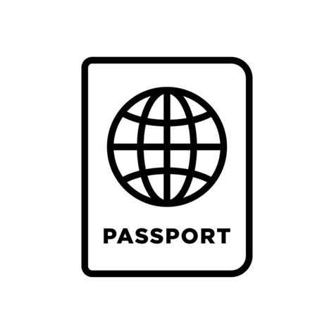 Premium Vector Passport Icon Vector Design Template Simple And Modern