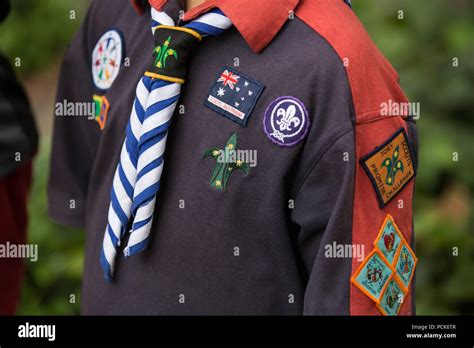 Australian Scouts Uniform Stock Photo Alamy