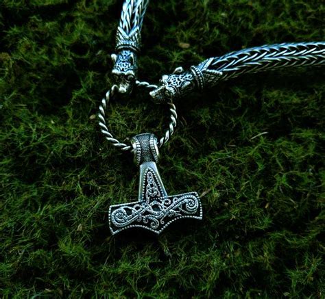 Thor S Hammer Mjolnir Pendant Viking Jewelry Scandinavian Norse