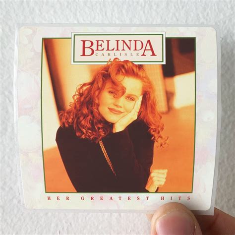 Belinda Carlisle Her Greatest Hits Album Cover Sticker