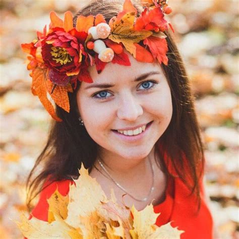 Купить Ободок-венок для фотосессии Осенние цветы - венок, венок из ...