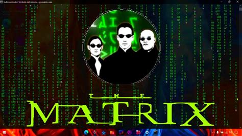 Como Crear Efecto Matrix En Terminal Windows 7 8 10 11 Con Python 2023