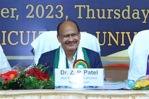 Hon Ble Vice Chancellor Dr Z P Patel Presided Over The First