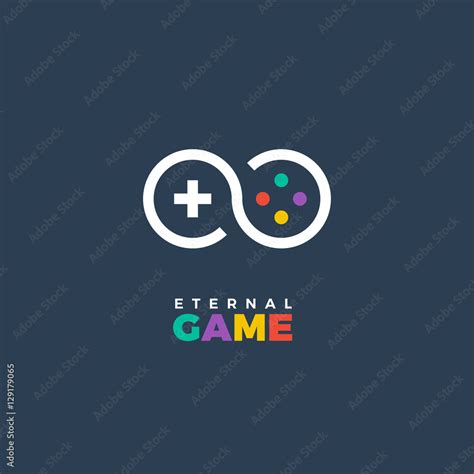 Vector stylized line art logo of gamepad. Gaming concept. Game company ...