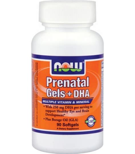NOW - Prenatal Gels + DHA / 90 Softgels