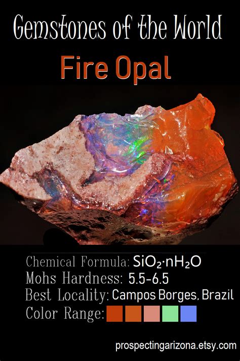 Fire Opal Information Fire Opal Orange Gemstone Gemstones