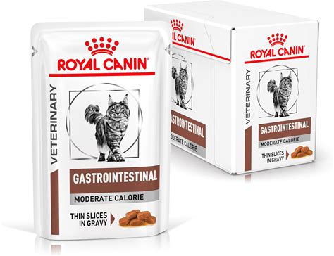 ROYAL CANIN Gastro Intestinal Moderate Calorie Cat - 12 x 85g: Buy ...