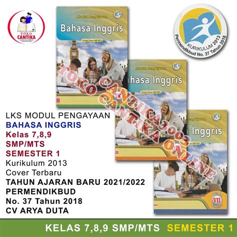 Jual Buku Lks Bahasa Inggris Kelas 7 8 9 Smp Mts Semester 1