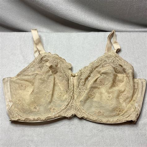 Wacoal 85720 Nude Lace Underwire Bra Size 36ddd Gem