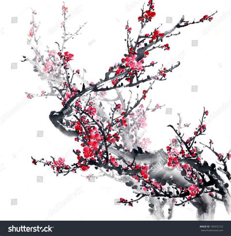 Elegant Plum Blossom Painting