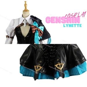 Lynette Cosplay Genshin Impact Complete Costume Set genshin Costume Cosplay Lynette Cosplay for ...