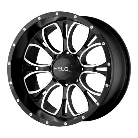 He87989087312n 18x9 8x170 12 Offset Helo Rims He879 Gloss Black Machined