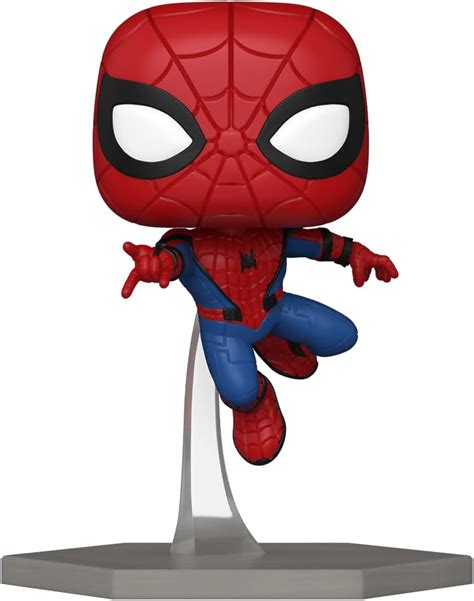 Funko POP Marvel Civil War Baue Eine Szene Auf Spider Man Captain