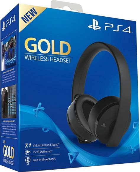PlayStation 4 »Gold Edition« Wireless-Headset (Noise-Cancelling ...