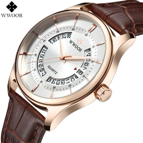 Wwoor Brand Luxury Men S Watches Waterproof Hollow Date Clock Male