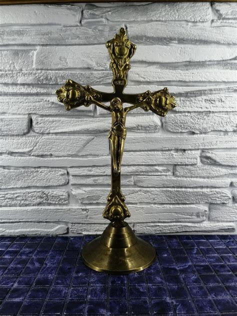 Greek catholic cross bronze crucifixion of jesus | Etsy