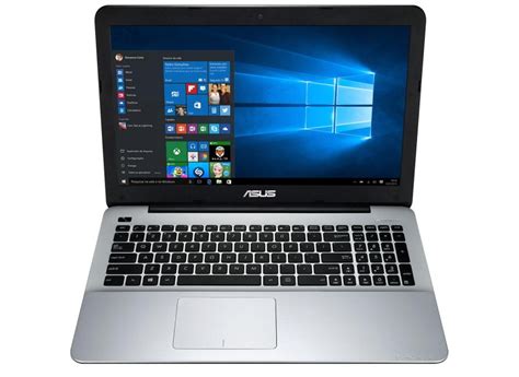 Notebook Asus X Intel Core i5 6200U 6ª Geração 8GB de RAM HD 1 TB 15 6