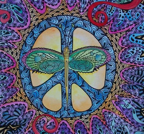 Psychedelic Wings Singleton Hippie Art The Original Etsy Hippie Art Art Hippie Peace