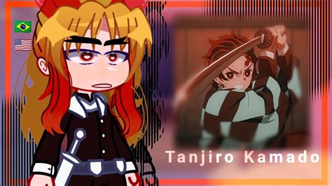 Hashiras React To Tanjiro Kamado Demon Slayer Gacha Club Youtube