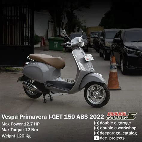 Vespa Primavera Iget Abs Grey Low Km Rb Motor Bekas