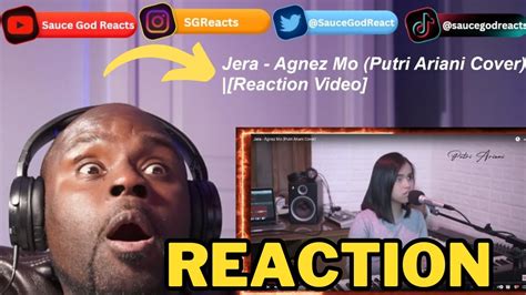 Putri Ariani Jera Agnez Mo Cover Reaction Youtube