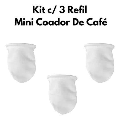 Kit Refil Mini Coador De Caf Individual De Pano Unidades Mercadolivre