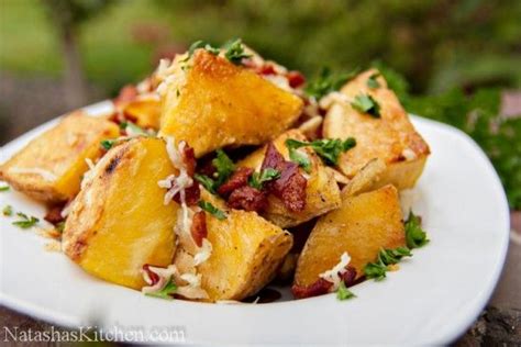 Crispy Bacony Cheesy Oven Roasted Potatoes Need I Say More I Love