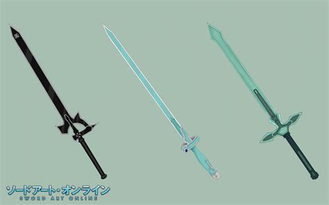 Sword Art Online Swords by ryu17v on DeviantArt