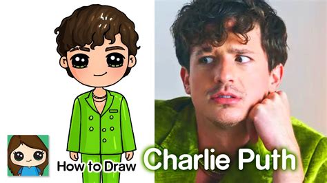 How To Draw Charlie Puth Left And Right Music Video Easy Drawings