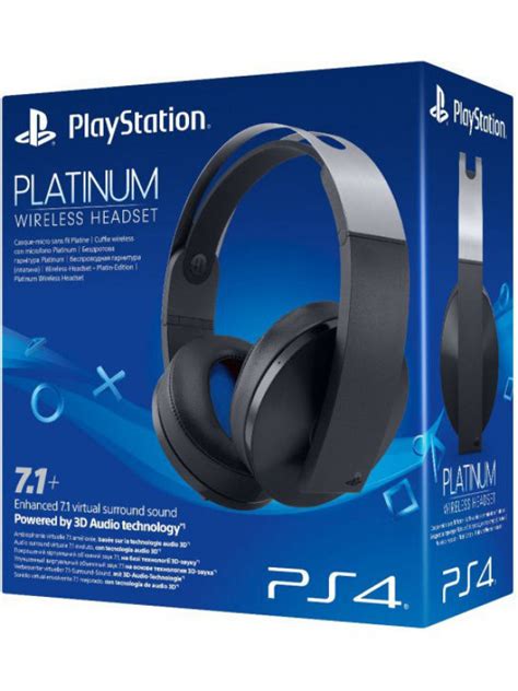 Купить наушники беспроводные (гарнитура) Sony Platinum Wireless для PS4