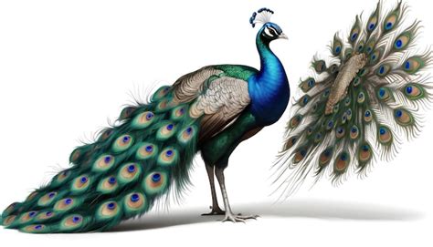 Premium Photo A Drawing Of Peacocks With The Words Peacock On It