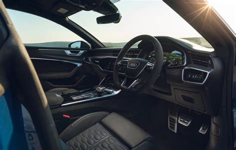 Download wallpaper Audi, RS 7, car interior, Audi RS7 Sportback Performance, section audi in ...