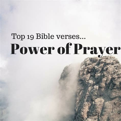 top-19-bible-verses-power-of-prayer - Everyday Servant