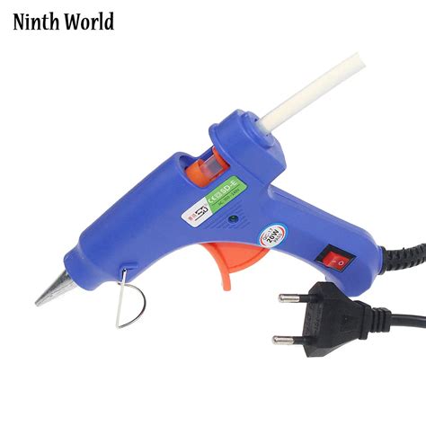 Ninth World Professional High Temp Heater 20W Hot Glue Gun Repair Heat Tool Heat Gun Blue Mini