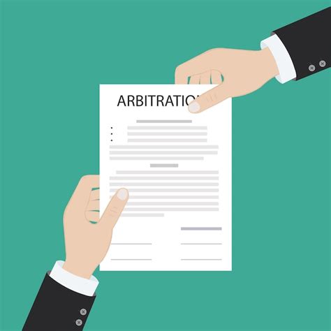 Premium Vector Arbitration Law Dispute Legal Resolution Conflict