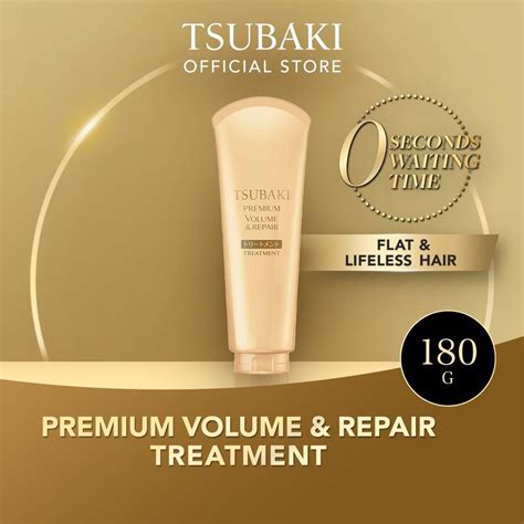 Tsubaki Premium Volume Repair Treatment 180g Shopee Singapore