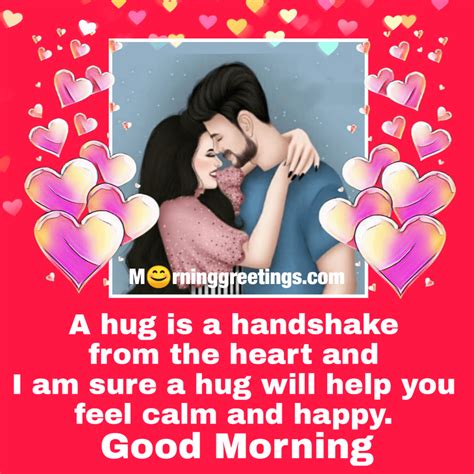 25 Good Morning Hug Quotes And Messages Cards Morning Greetings