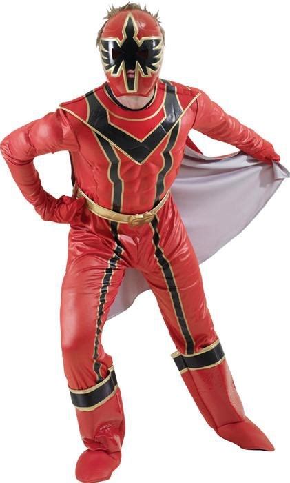 Red Power Ranger Costume - Men