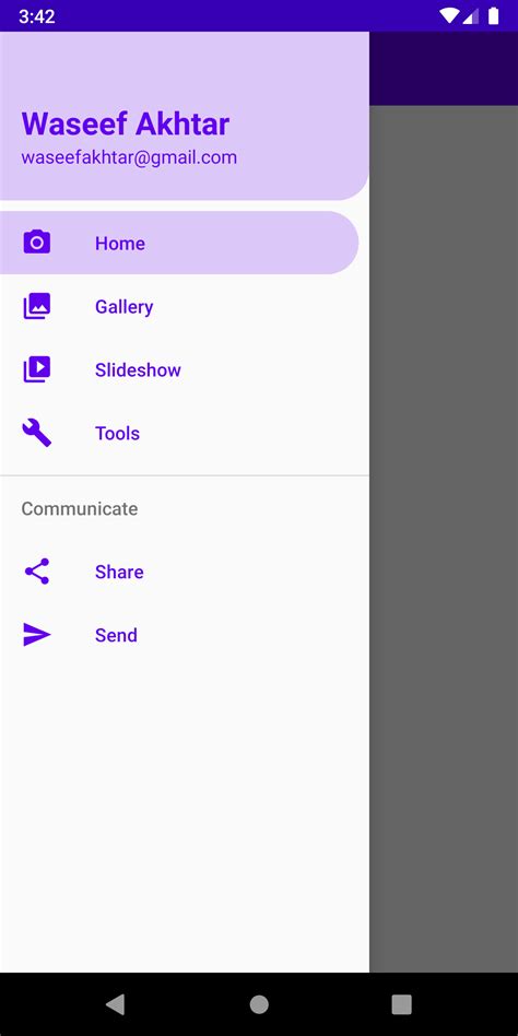 Android Material Design Navigation Drawer Tutorial Soaltugas Net