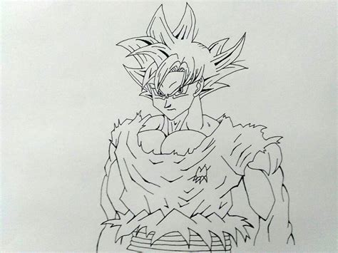 Mui Goku Pencil Drawing