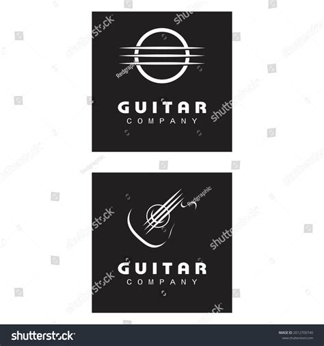 Cross Guitar Music Band Emblem Stamp Stock Vector Royalty Free 2012700740 Shutterstock