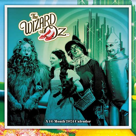 2024 The Wizard Of Oz Wall Calendar Trends International