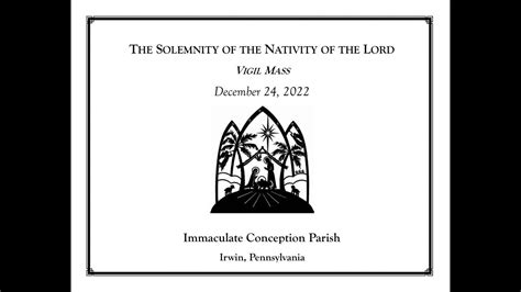 The Solemnity Of The Nativity Of The Lord Youtube