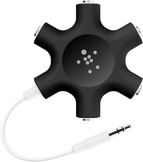 Belkin Rockstar Multi Headphone Splitter Black Amazon Ca Electronics