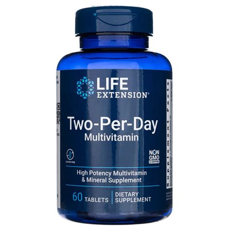 Life Extension Two-Per-Day Multivitamin - 60 Tablets – Medpak