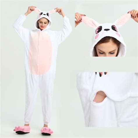 Pink Rabbit Onesie Pink Rabbit Pajamas For Adult Buy Now