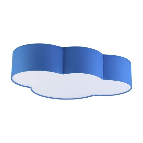 Plafonnier Enfant Cloud Xe W V Bleu Lumimania