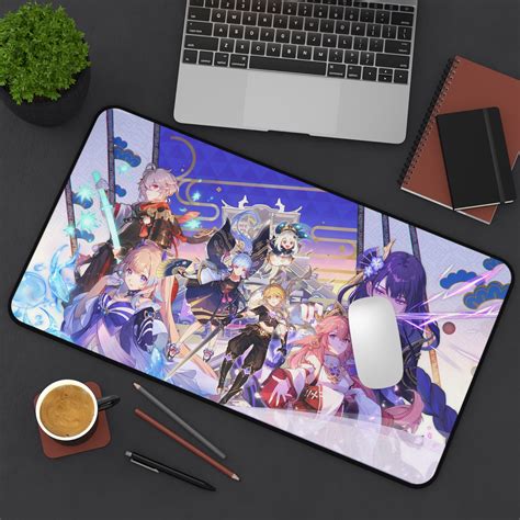 Genshin Impact Gaming Desk Mat High Quality Desk Mat Genshin Impact