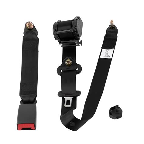 3 Point Retractable Safety Harness Seat Belt Mount Diagonal Belt