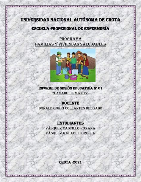 Informe Familias Y Viviendas Saludables Universidad Nacional Aut